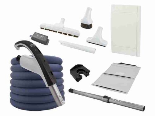 Retraflex attachments kit with SoftTouch hose and Exclusive Black handle – Receiver included