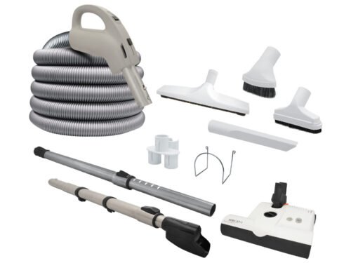 Electric attachment kit 110/24V Super Pack with Super Flex hose - Decovac brush 12 in. (30.5 cm) and SEBO ET-1 powerhead