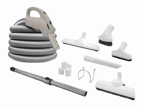 Attachment kit 24V Super Pack with Super Flex hose - Decovac brush 12 in. (30.5 cm) and air driven power nozzle