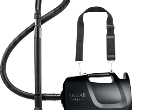 SupraQuik Portable Canister Vacuum with Shoulder Strap